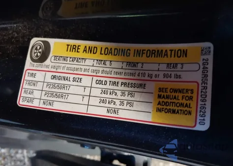 2013 Buick Regal из США, поврежденный, VIN 2G4GR5ER2D9162910